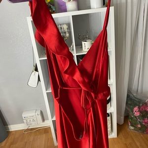 Red sexy dress